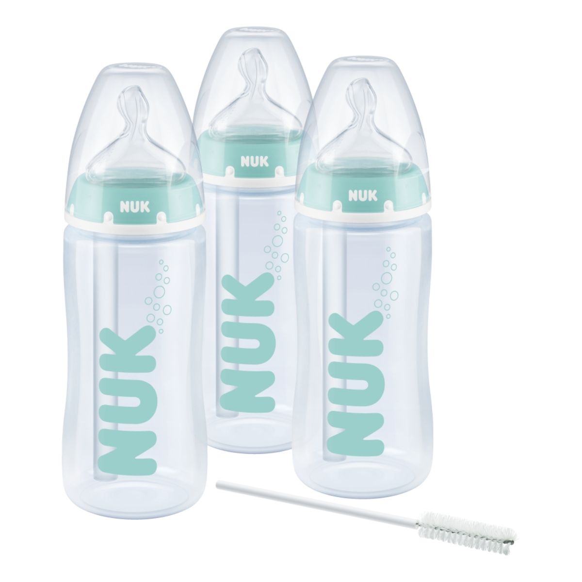 3 pack of Anti Colic Bottle with a straw cleaner.