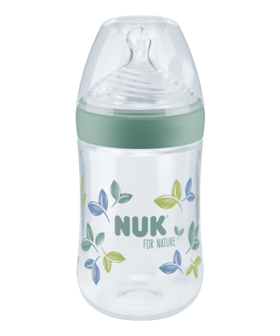 NUK for Nature baby bottle with Temperature Control
