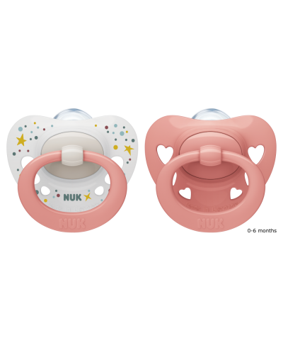 NUK Signature Silicone Soother - Orthodontic & BPA-Free | 2-Pack