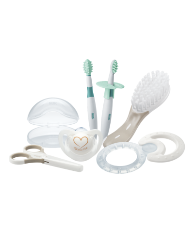 NUK Welcome Set - Essential Baby Care Kit for Newborns | 7 Pieces