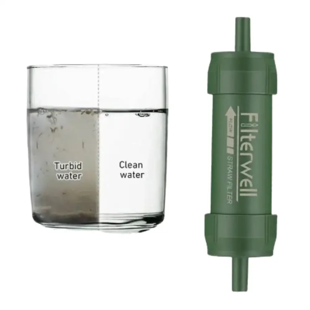 Portable Water Filter Straw for Camping & Emergency Survival
