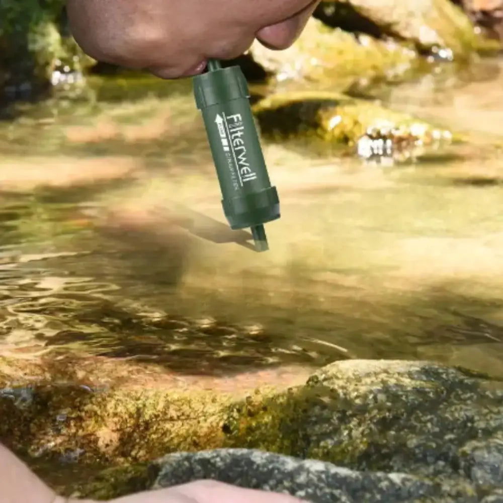 Portable Water Filter Straw for Camping & Emergency Survival