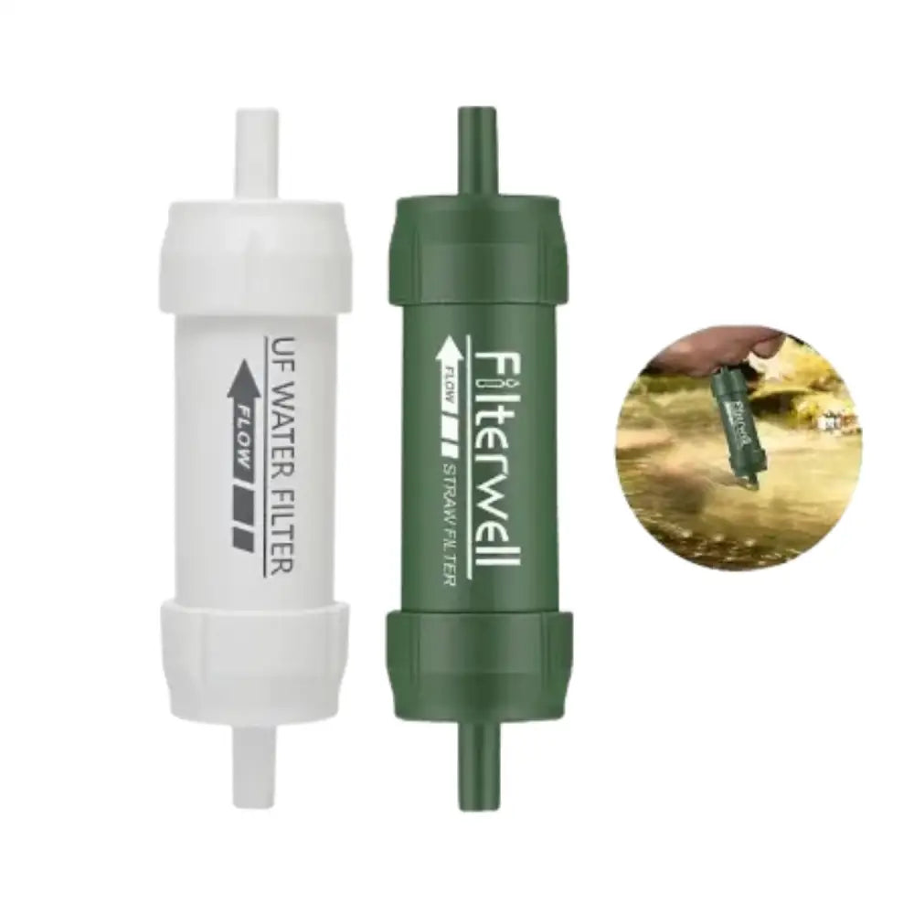 Portable Water Filter Straw for Camping & Emergency Survival