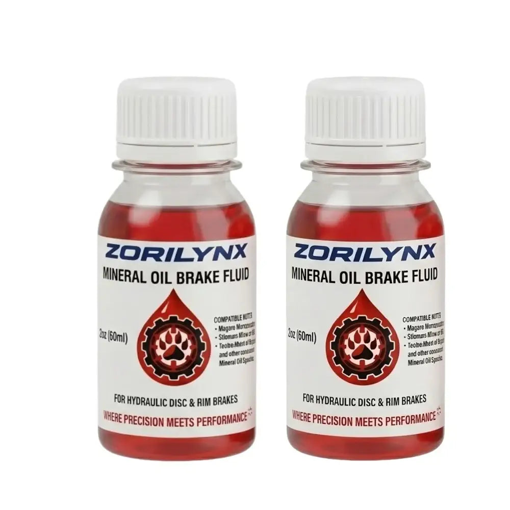 60ml Mineral Oil Bicycle Brake Fluid for Shimano, Magura & Hydraulic Disc Brake Systems
