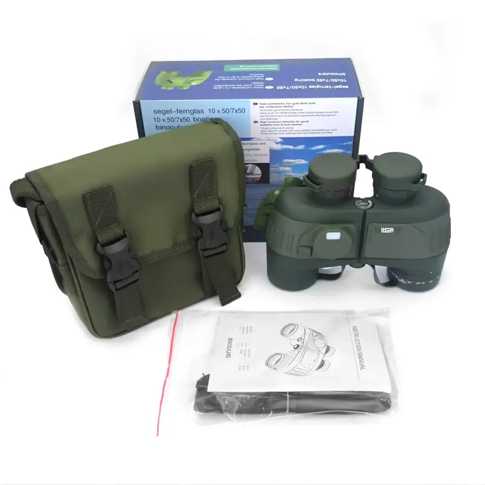 Professional Binoculars – Waterproof with Rangefinder & Compass (10x50)