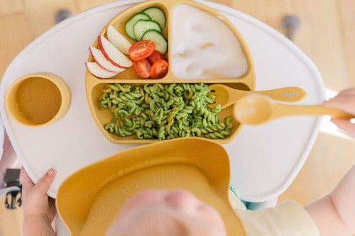 Sleepytot - Silicone Divided Plate + Cutlery