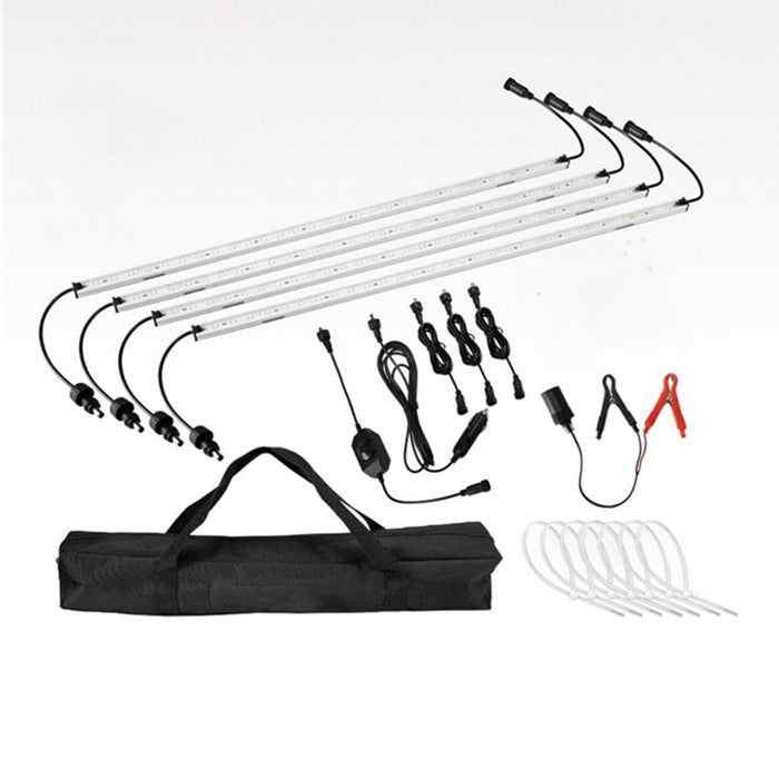 12V Rigid Light Bar LED Strip Camping Waterproof Connector Combo Kit Aluminium - salelink.co.nz