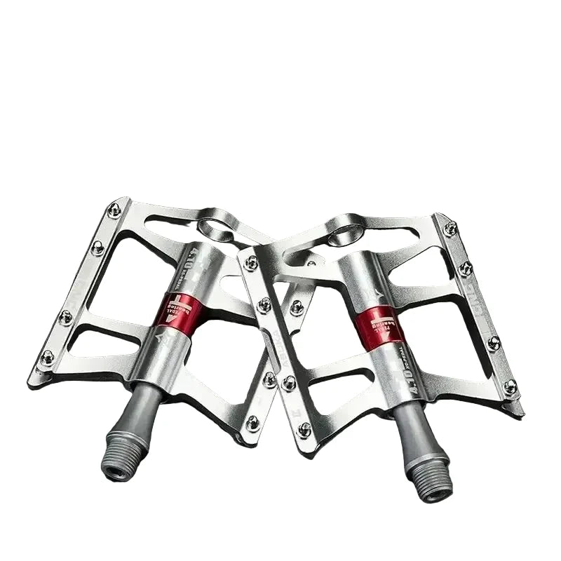 Rockbros Ultralight Aluminum Alloy MTB Pedals, 4-Bearing Flat Platform