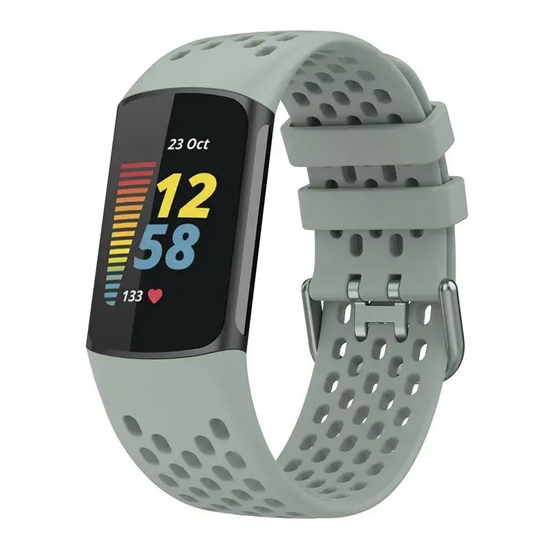 Rubber Sport Strap for the Fitbit Charge 5/6 Series (available in 21 colours)