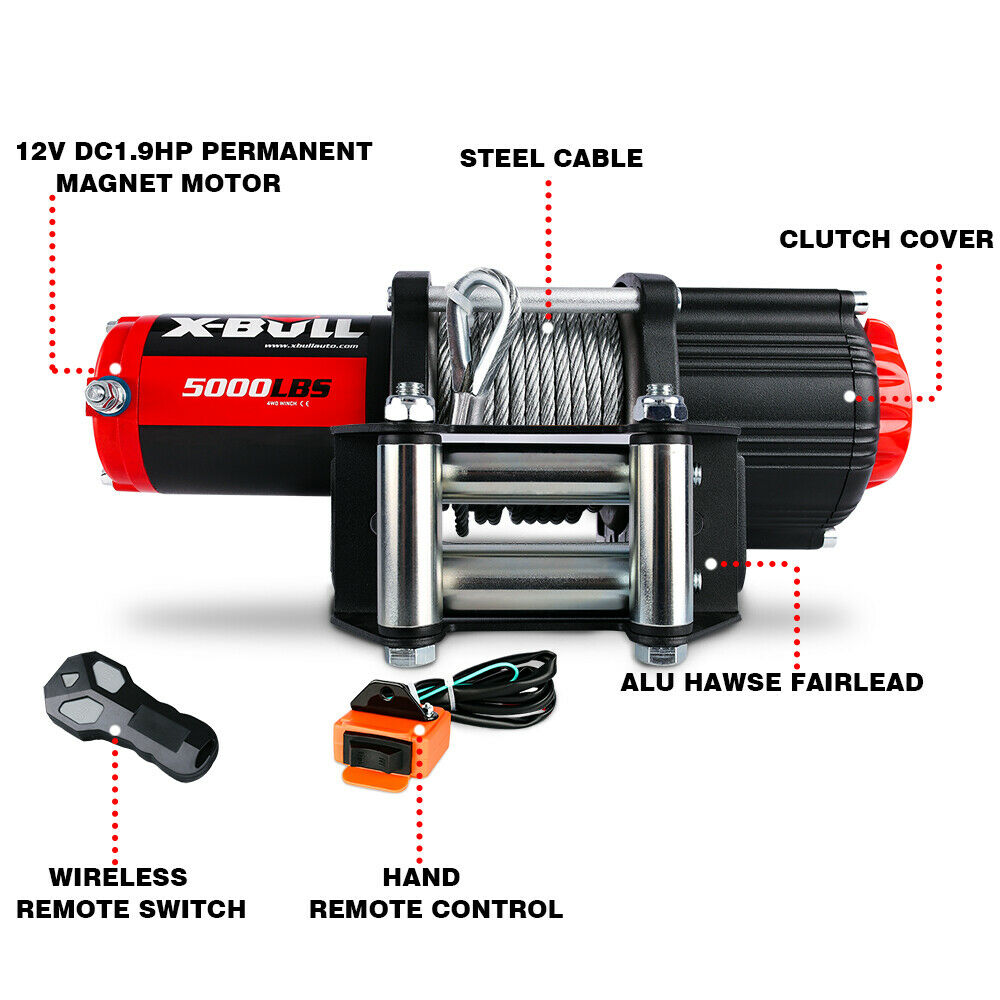 X-BULL Electric Winch 5000LBs