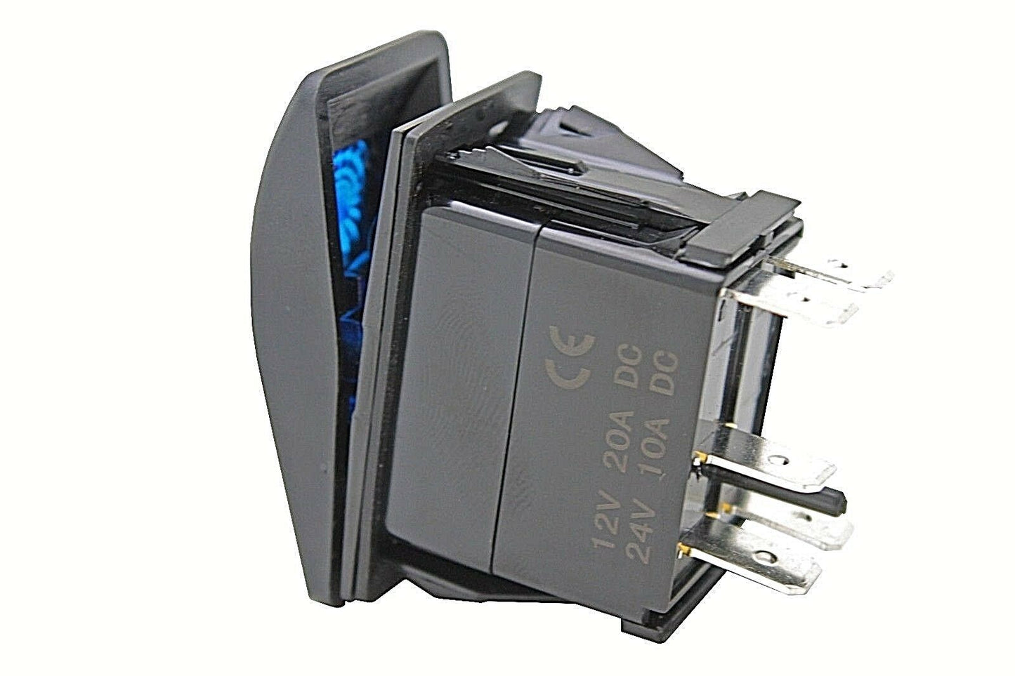 Rocker Switch SPOT LIGHTS - Blue - LED 4x4 Boat Caravan Marine 12v - salelink.co.nz