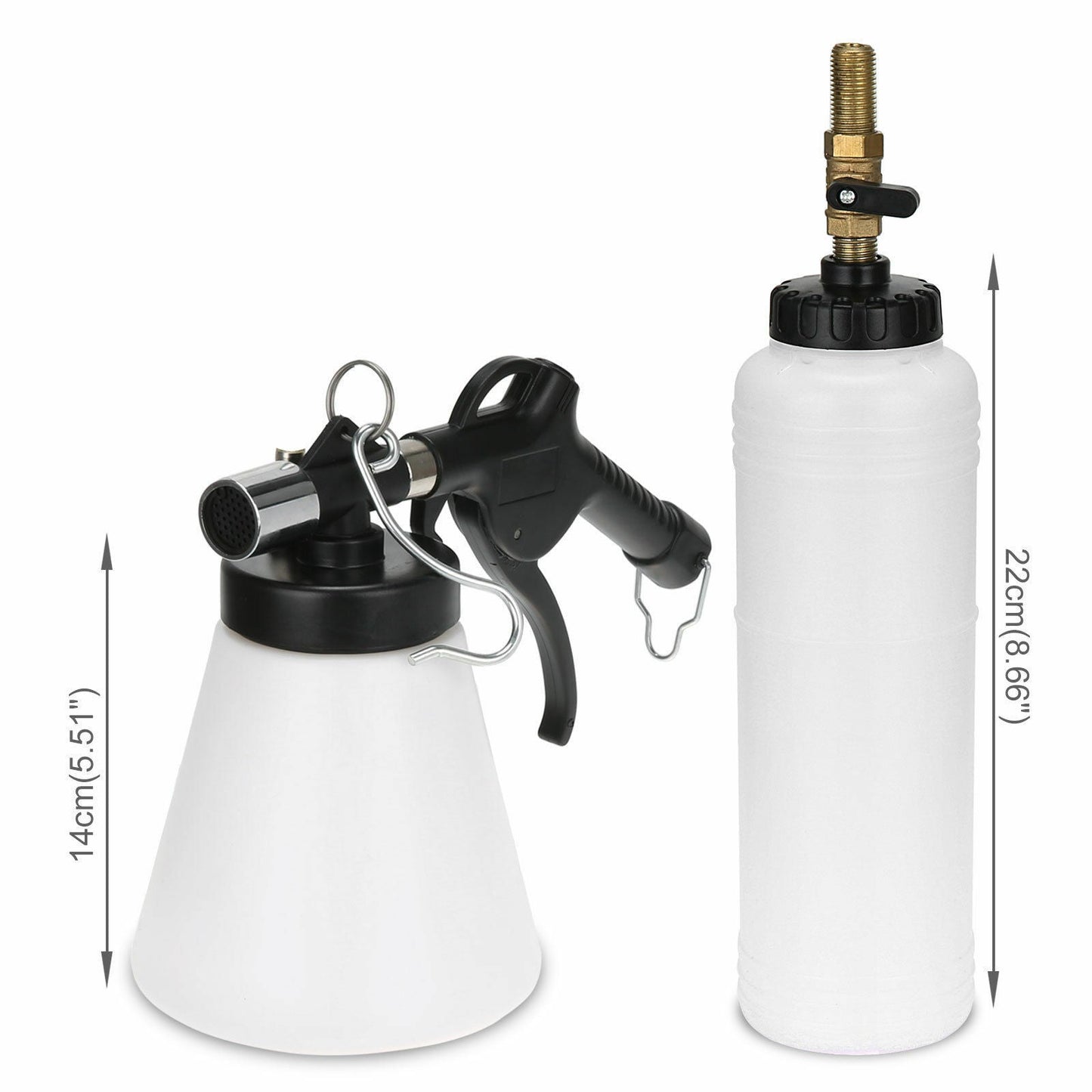 Air Brake Bleeder Kit Clutch Vacuum Bleeding Extractor Fluid Fill Adapters - salelink.co.nz