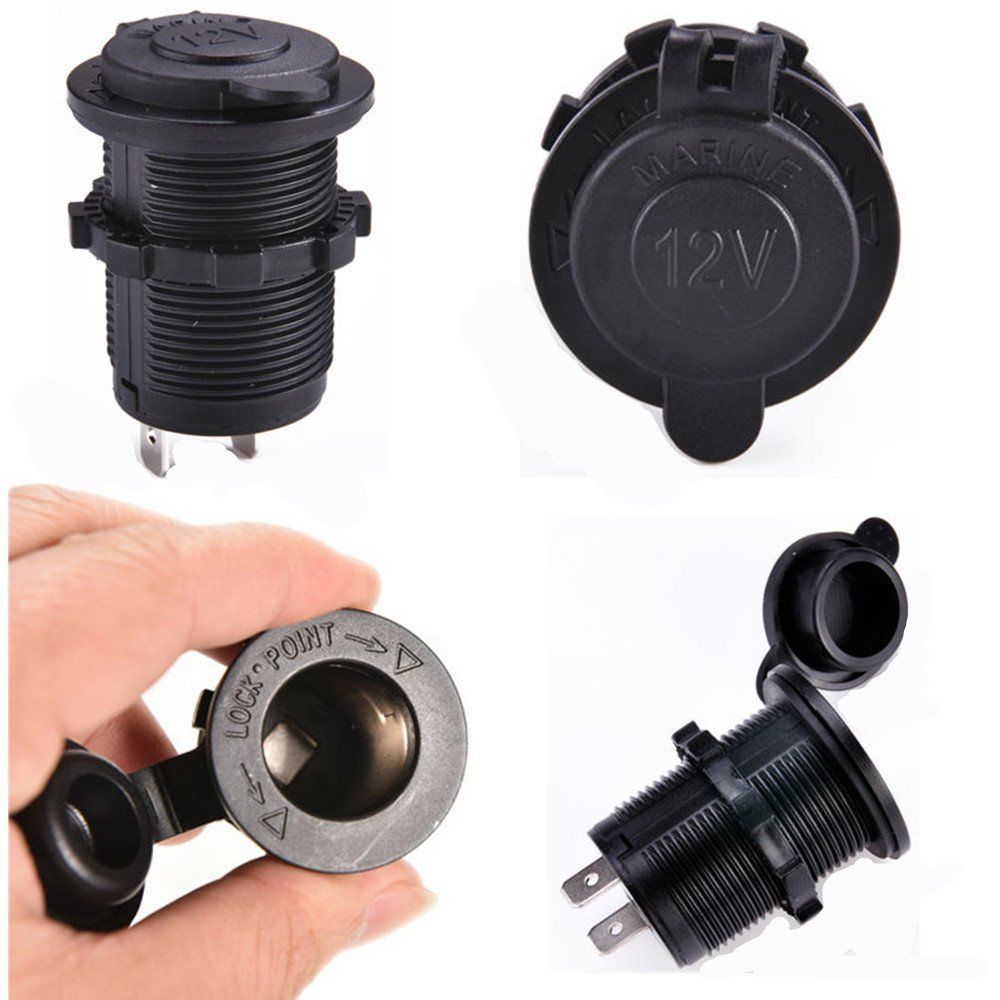 12V Car Boat Motorbike Cigarette Lighter Socket Power Plug Outlet