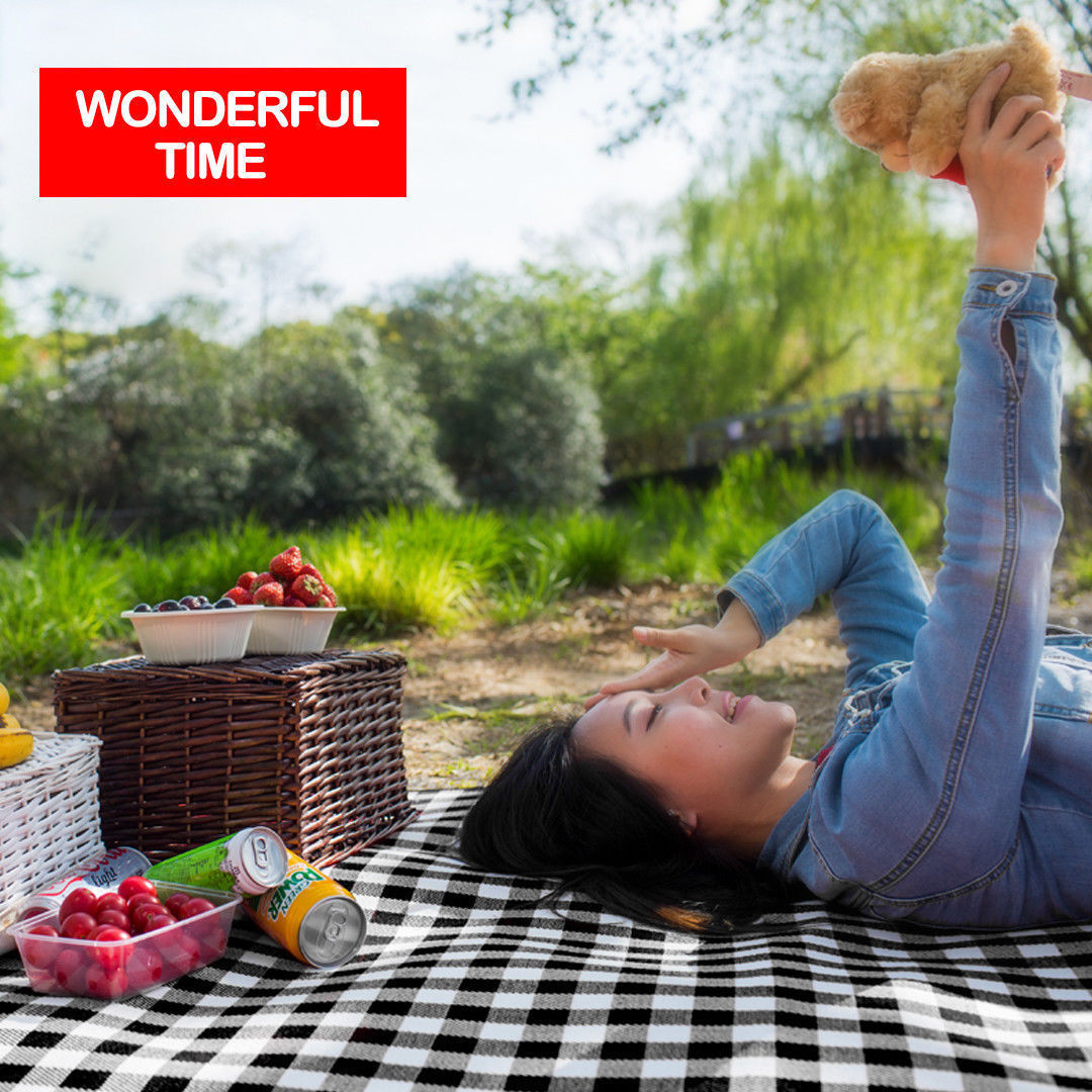 200X200cm Picnic Blanket Rug Mat - salelink.co.nz