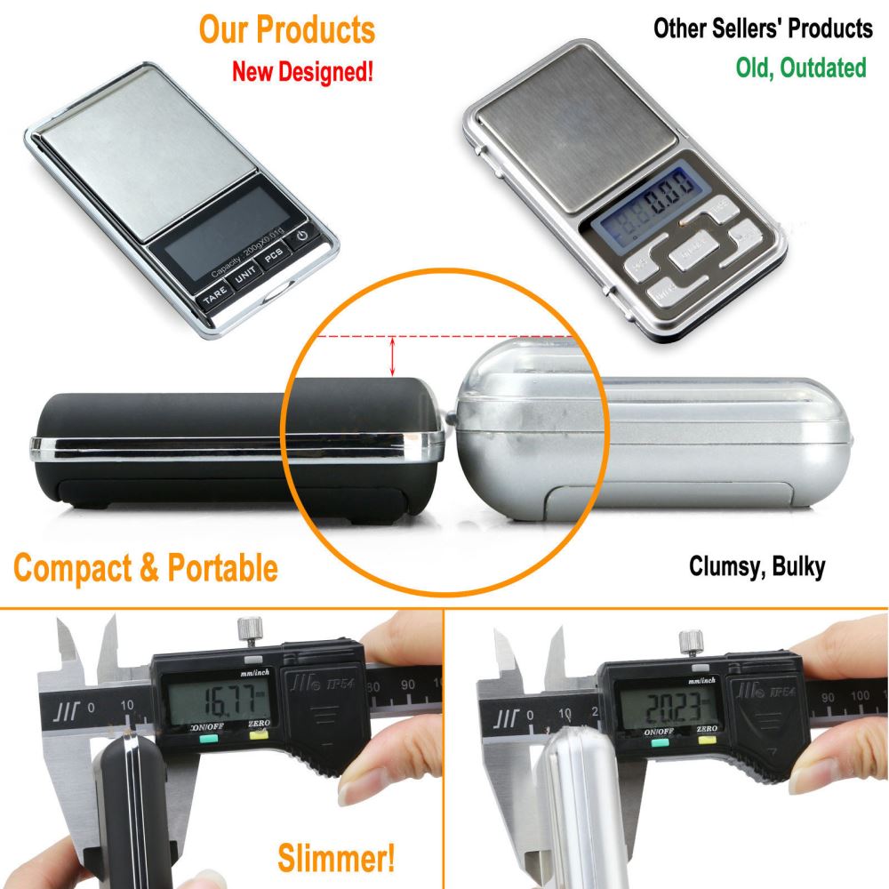 200g 0.01g Weight Jewellery Electronic Pocket Scale