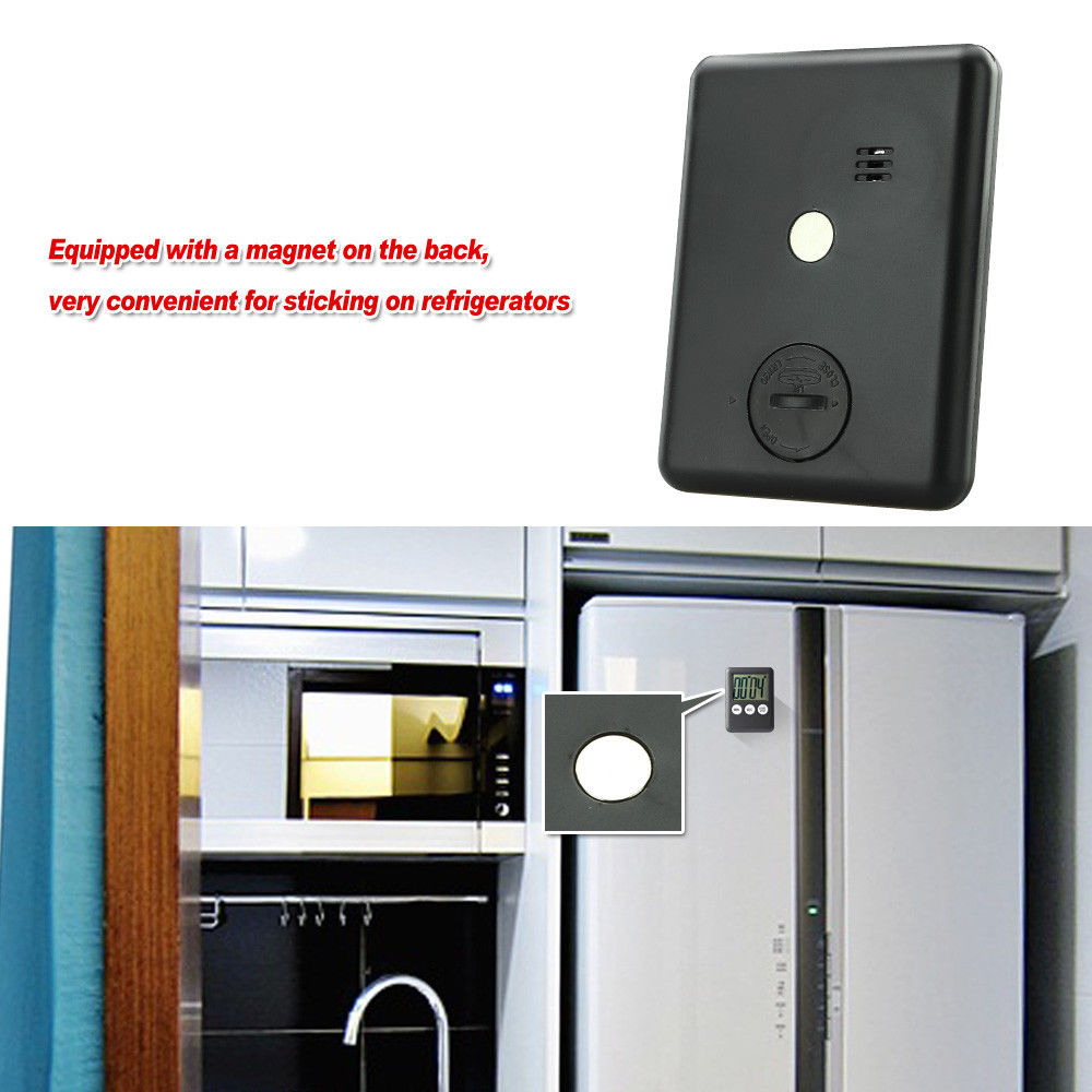 WHITE Magnetic Kitchen Timer