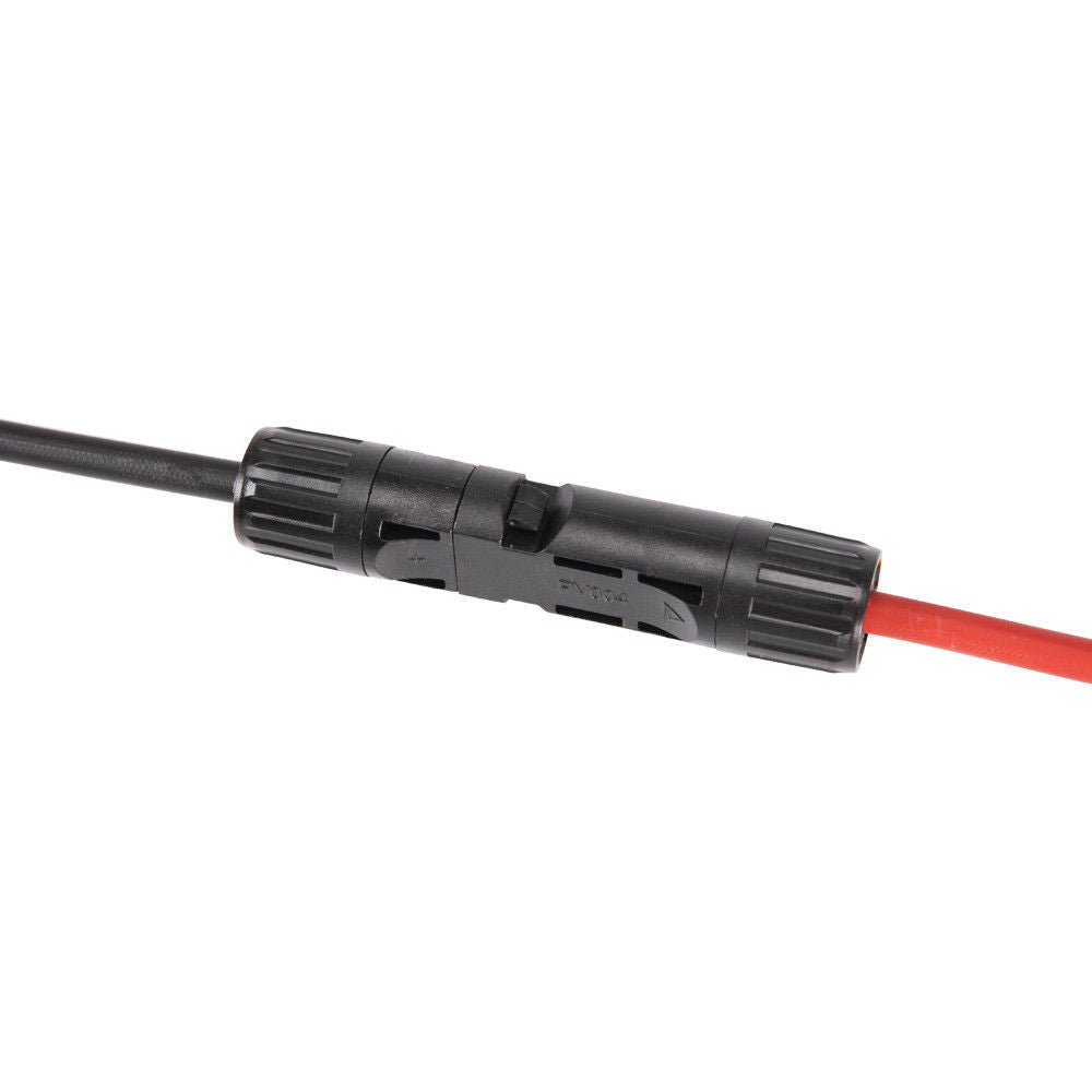 2x 10 m Extension Cable 4mm2 Wire MC4 Connectors Panel Solar to regulator Cable - salelink.co.nz