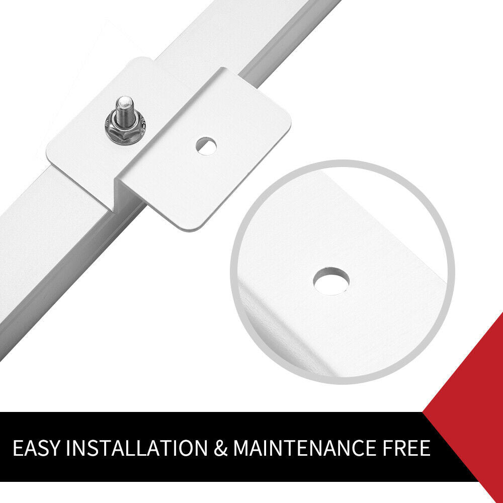 4pcs Solar Panels Mounting kits Aluminum Alloy Brackets for RV Boat Home - salelink.co.nz