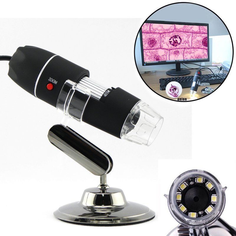 1000x 8-LED USB Digital Microscope Endoscope Magnifier Electronic Video Camera