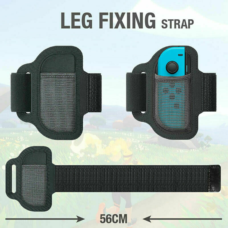 (NO GAME) For Nintendo Switch NS Adventure Fitness Ring Healthy Exercise Ring-Con&Leg Strap - salelink.co.nz