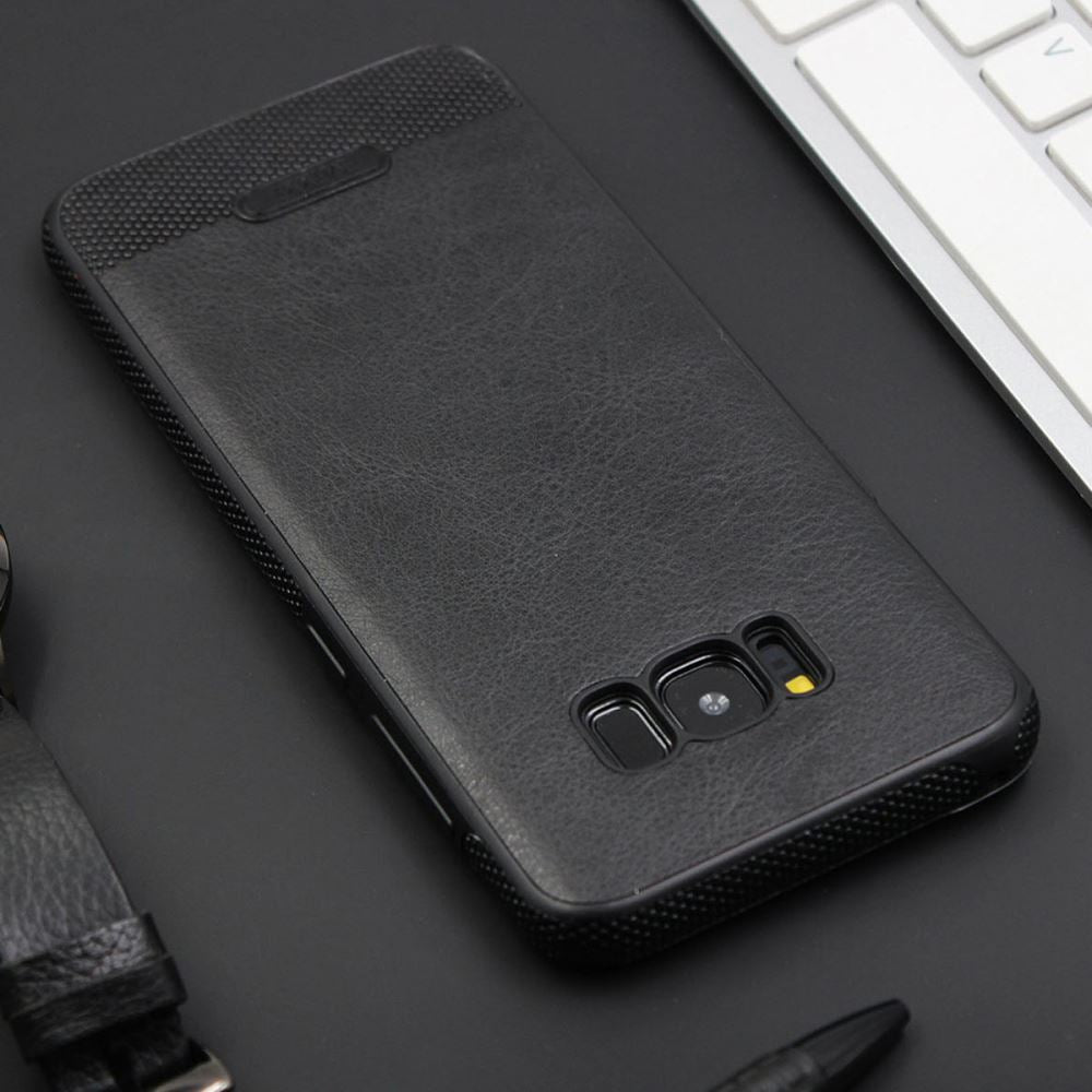 Samsung S8 Plus Luxury Thin TPU PU Leather Skin Case Cover - salelink.co.nz