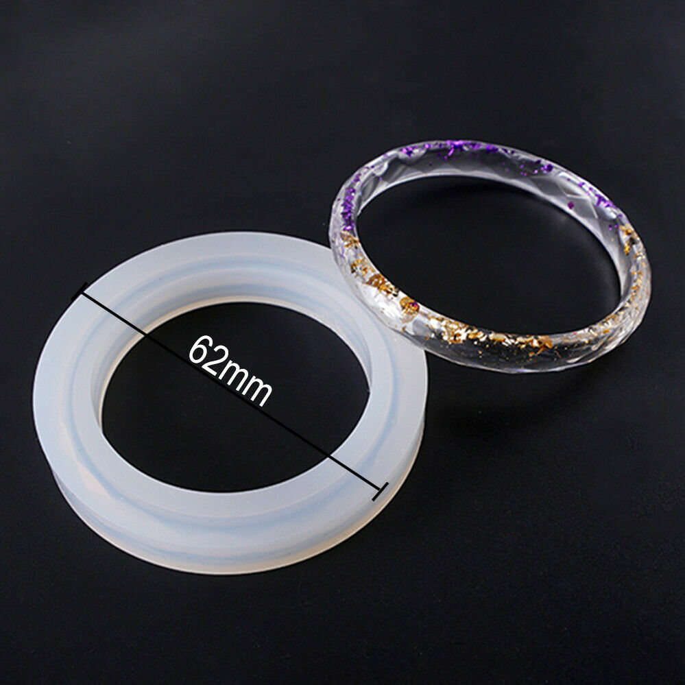 Round Silicone Resin Mold Mould DIY Bracelet Bangle Jewelry Tool