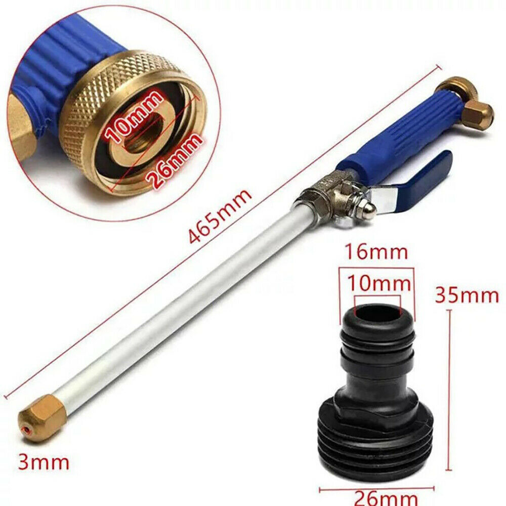 2-in-1 High Pressure Power Washer Water Spray Hydro Jet Gun Nozzle Car Cleaning