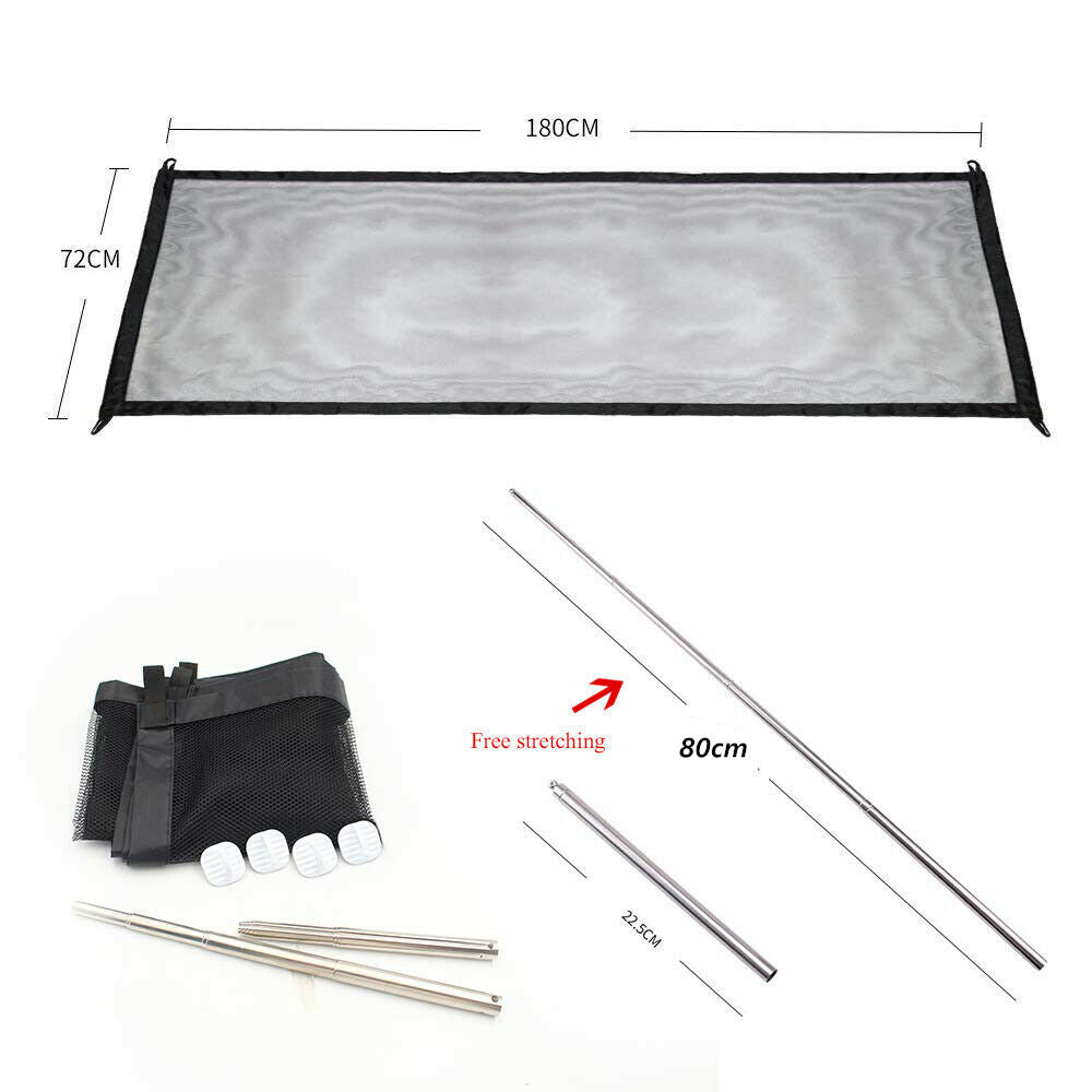 180x72cm Pet Gate Mesh Safe Fence Guard Stair Dog Net