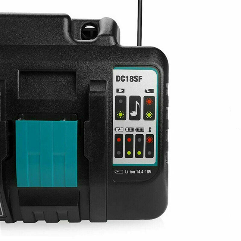 DC18SF 18V Lithium-Ion Rapid Optimum 4-Port Charger for Makita Lithium Battery