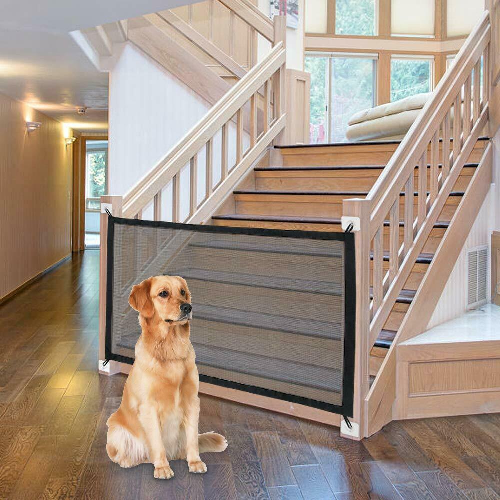 180x72cm Pet Gate Mesh Safe Fence Guard Stair Dog Net