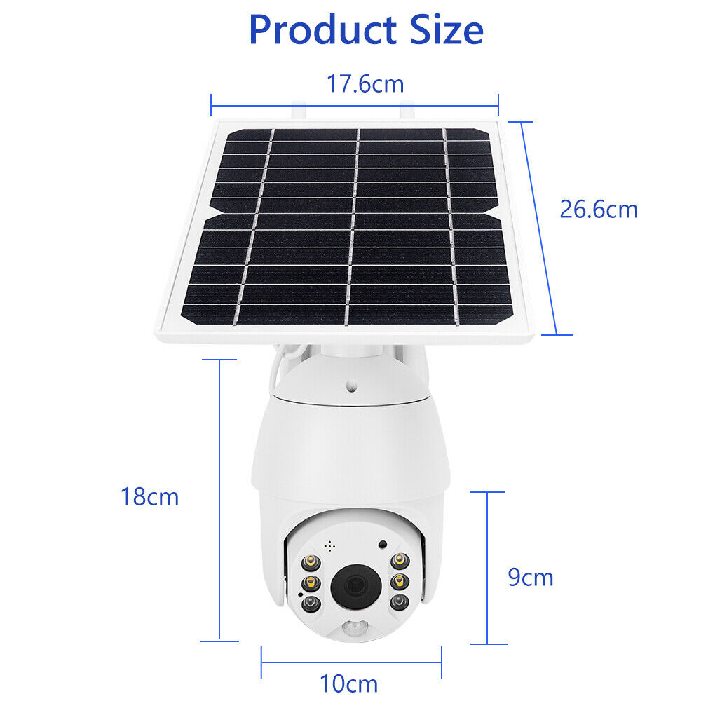 Solar 4G Security Camera 1080P PTZ Camera