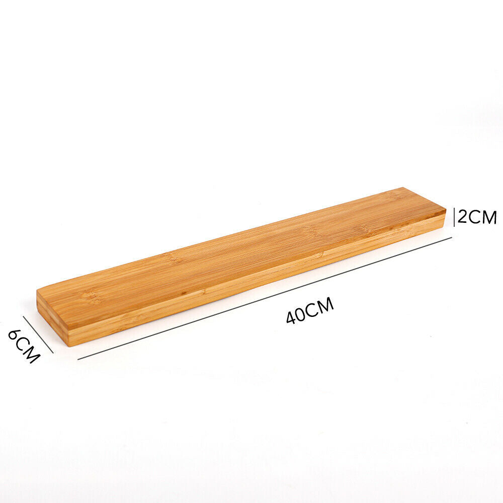 40CM Bamboo Magnetic Knife Storage Holder - salelink.co.nz