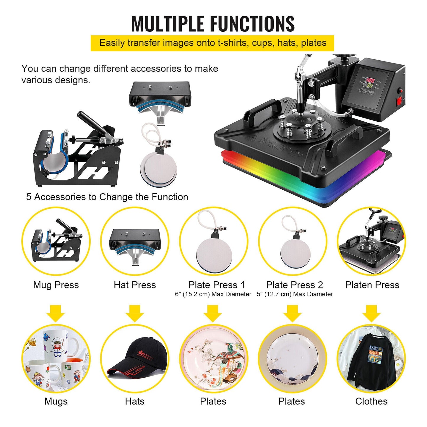 Heat Press Transfer Machine