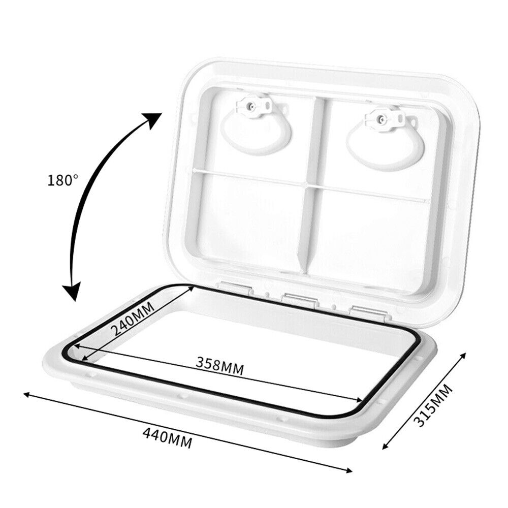 Access Hatch Service Door Locked Lid Caravan Storage RV Boat