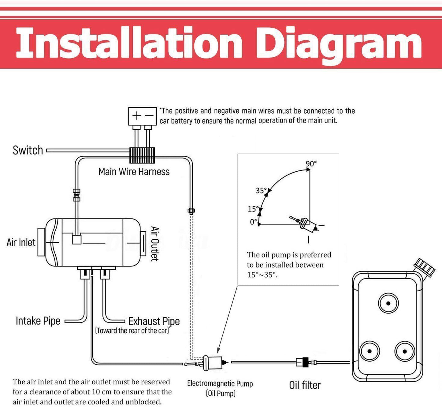 12V 2KW Diesel Air Heater