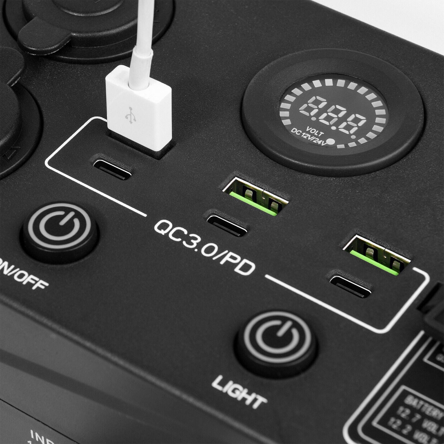 12v Mini Power Box 2x Anderson Plug 3 x USB / USB-C 2 x 50a Connectors