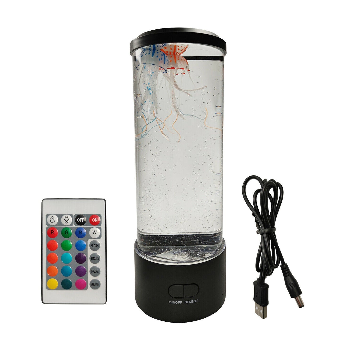 Jellyfish Lamp Mini Aquarium Night Light