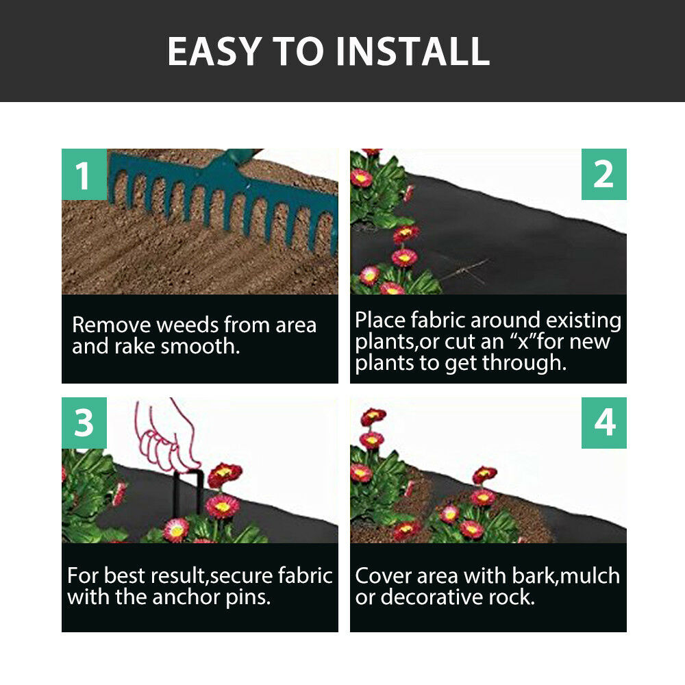 Weedmat - 2M x 100M Weed Control Mat