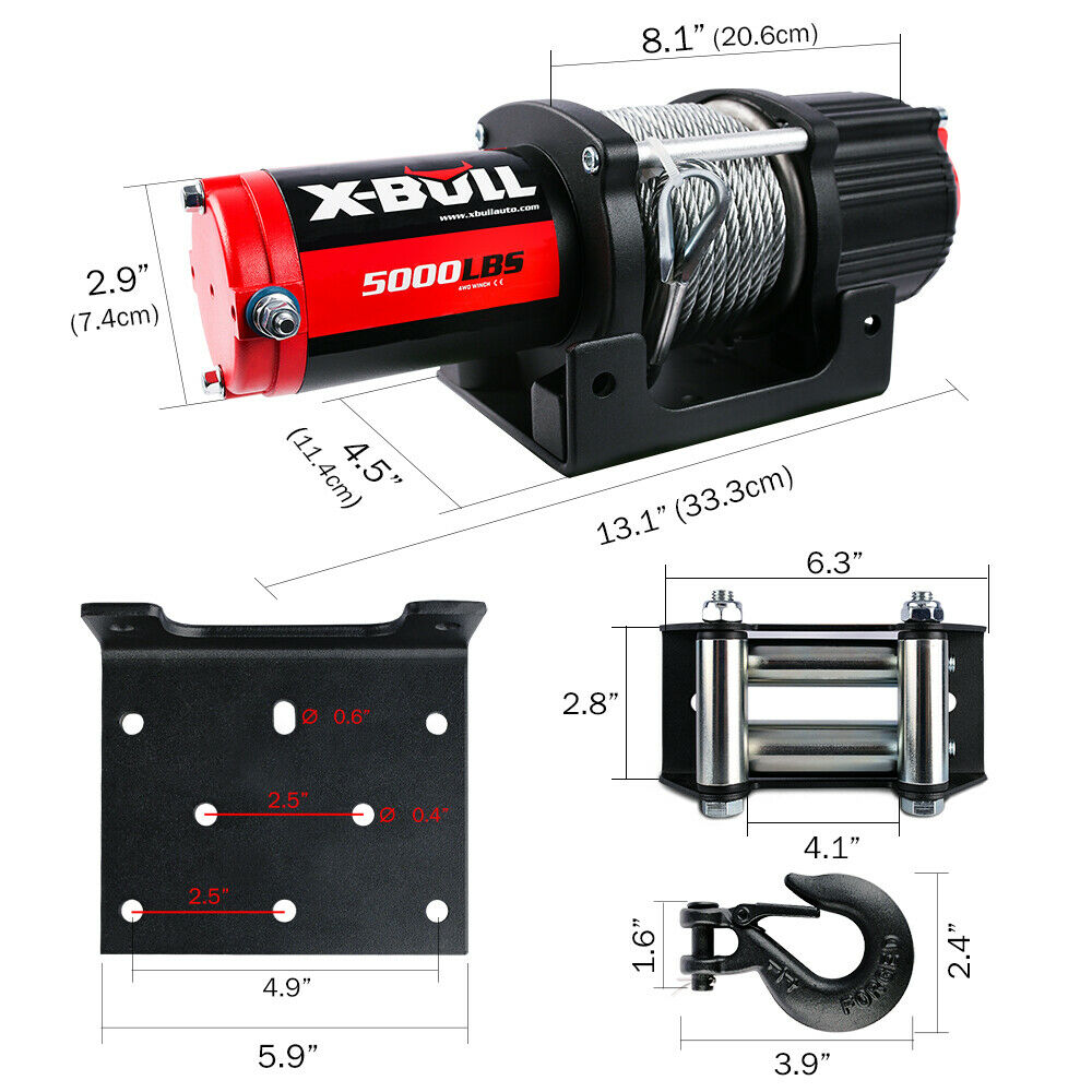 X-BULL Electric Winch 5000LBs