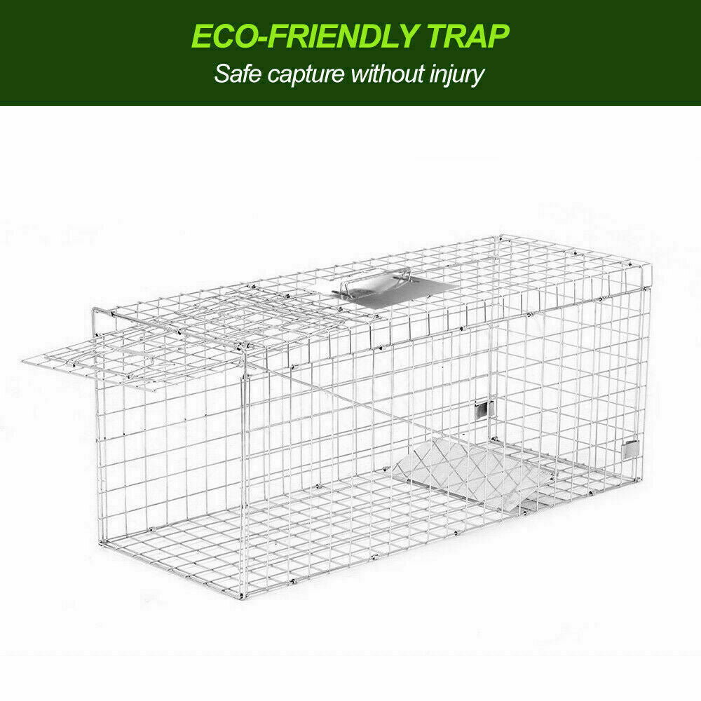 94 x 34 x 37cm Animal Trap Live Catch Possum Fox Rat