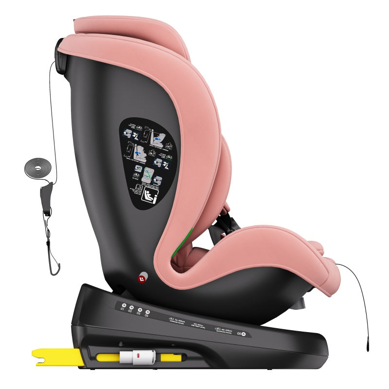 360° Rotating Baby Car Seat – Baby Brightness ShieldMax Plus Pink