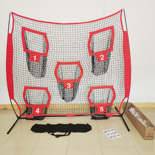 213x213cm Football Trainer Throwing Net for Improving QB Throwing Accuracy