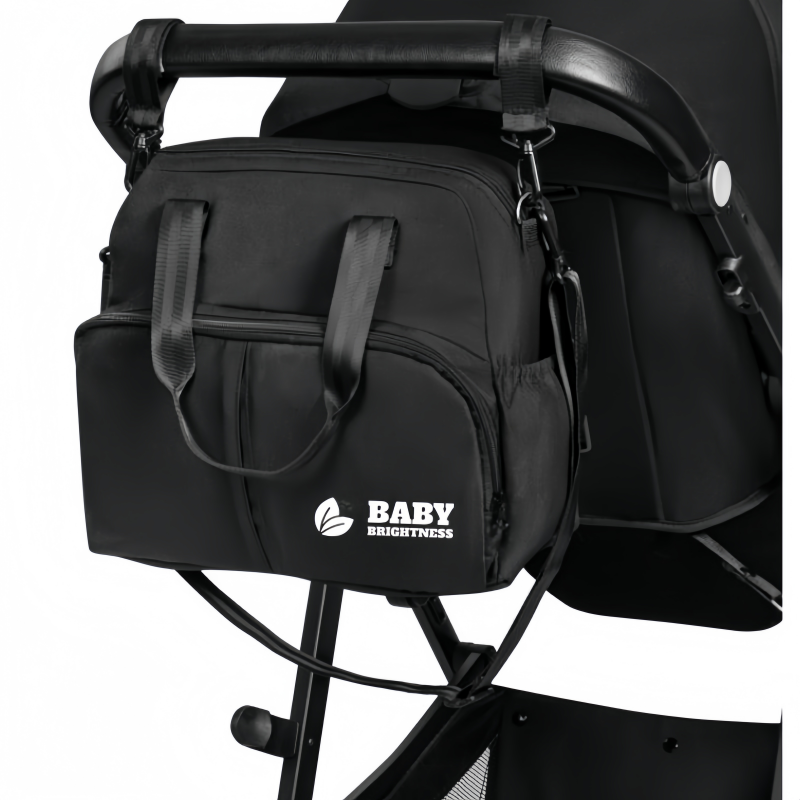 Multifunctional Mummy bag stroller bag black