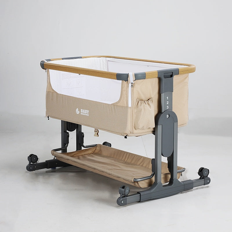 Baby Brightness Co Sleeper Bassinet Beige