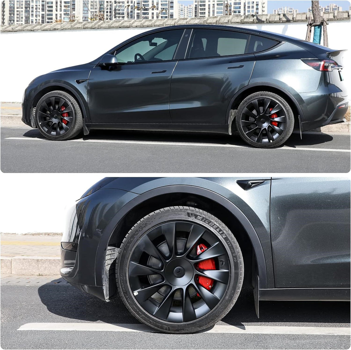 4PCS Caliper Covers Compatible with Tesla Model Y Accessories