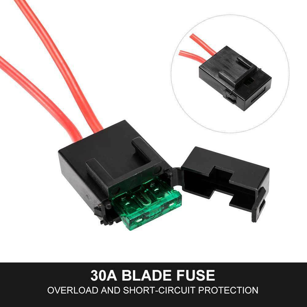 12V LED Light Bar Wiring Harness Loom - salelink.co.nz