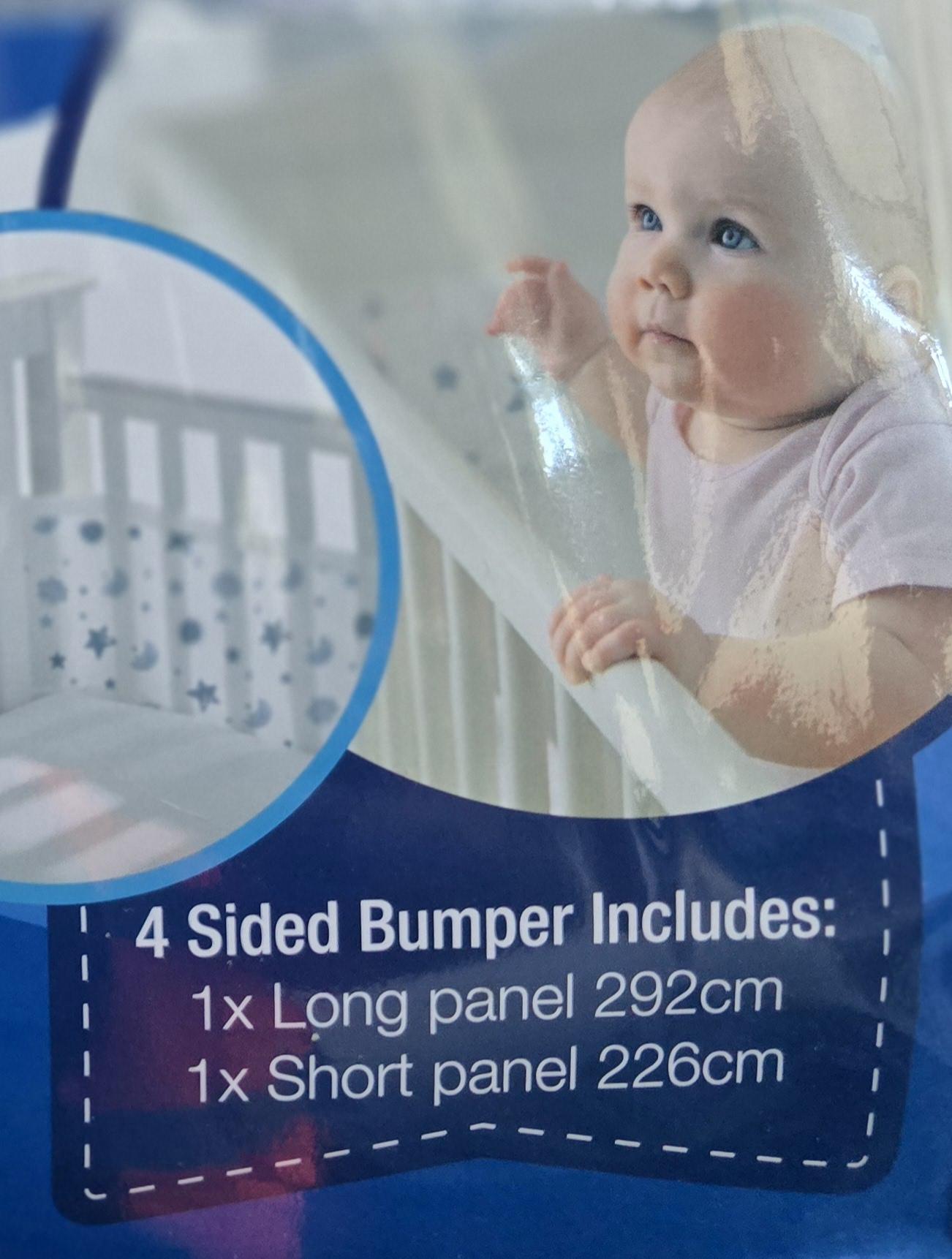Sleep Tight Breathable Mesh Cot Bumper