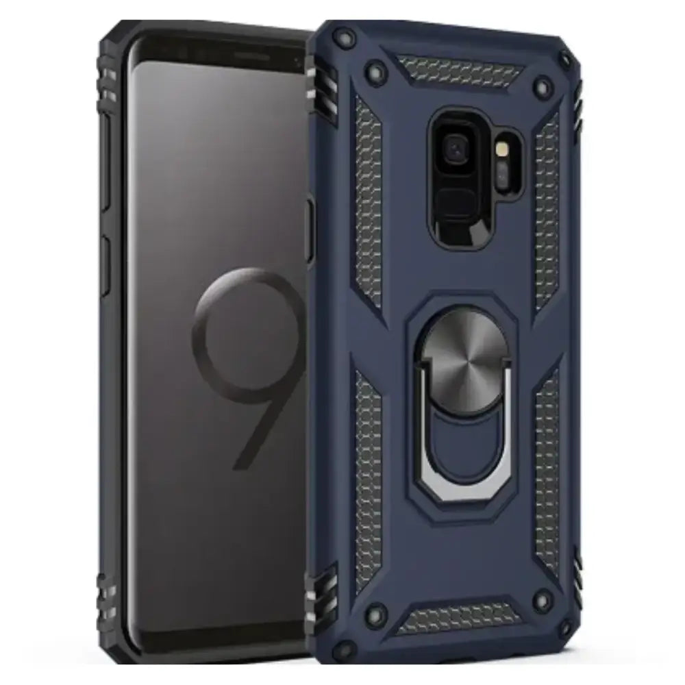 Shockproof Ring Holder Case for Samsung Galaxy Series (Navy)