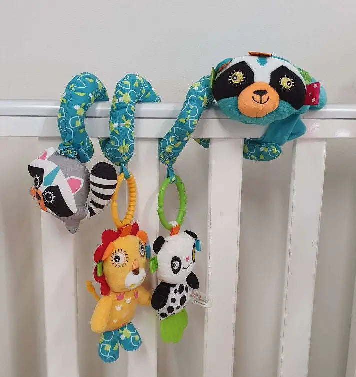 Crib Activity Spiral - RACCOON - Babyonline