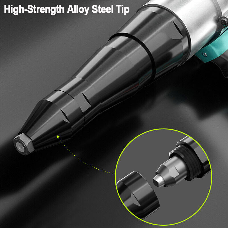 Brushess Cordless Rivet Riveter Riveting Gun Body Fits Makita 18V Li-ion Battery